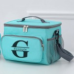 Personalized Thermal Bag with Custom Name/Text/Initials - Lunch Cooler for Men, Custom Picnic Bag with Initials, Outdoor Cooler for Wedding Party Favors, Best for Man Gift, Personalized Monogrammed Box for Hot/Cold Storage