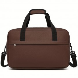 1pc Unisex Travel Bag, Carry-on Luggage Bag, Sports Handbag, Single Shoulder Crossbody Bag, Fitness Bag with Suitcase Cover